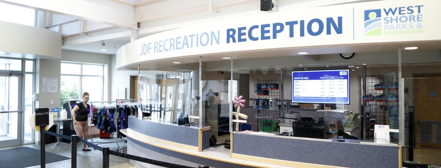 JDF Reception desk