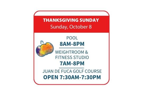 Holiday hours - Thanksgiving Sunday