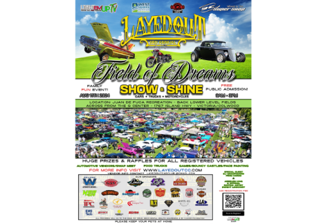 Layed out Fields of Dreams Car Show 2024
