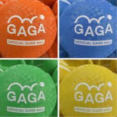 4 colourful gaga balls